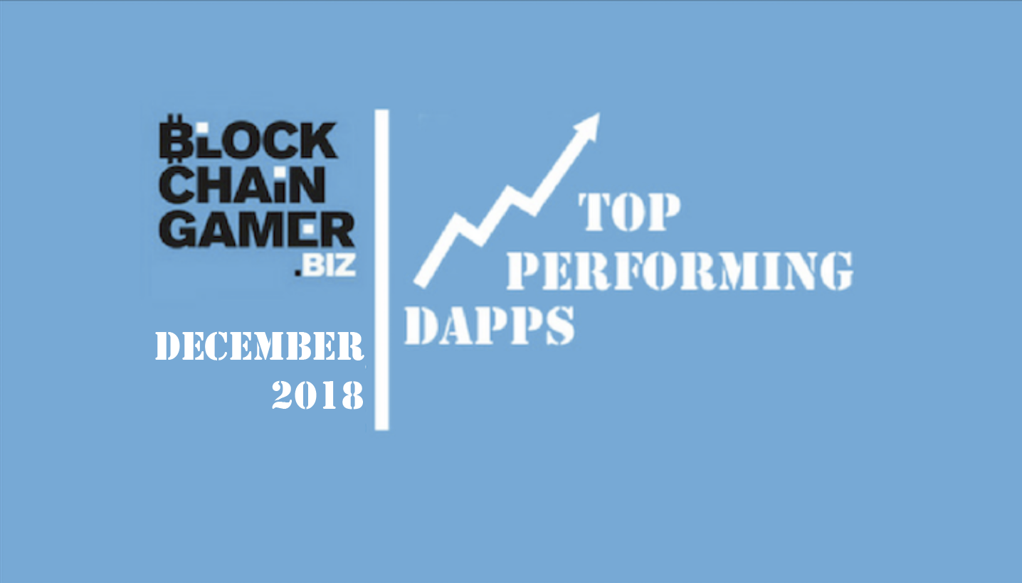 Top performing blockchain games - December 2018 - BlockchainGamerBiz