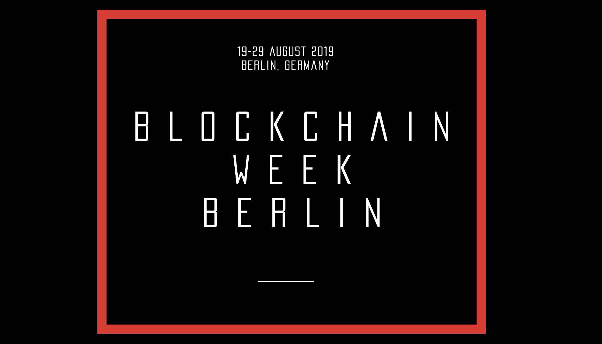 Berlin Blockchain Week