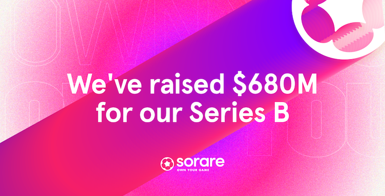 sorare raised $680m in series b