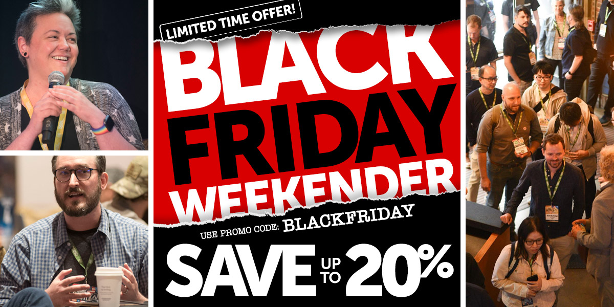 Black Friday offers on PG Connects London and San Francisco Gameskeeda