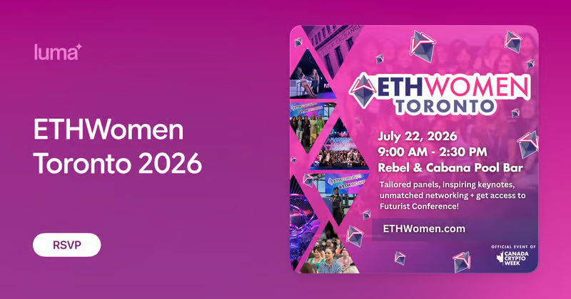 ETHWomen Toronto Conference 2026